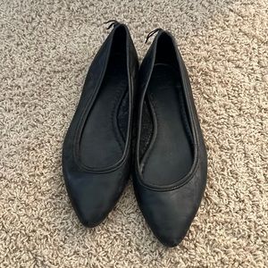 Frye Black leather flats